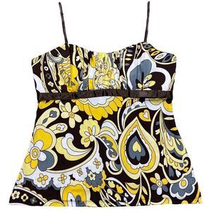 Rampage Women's Brown and Yellow Vest